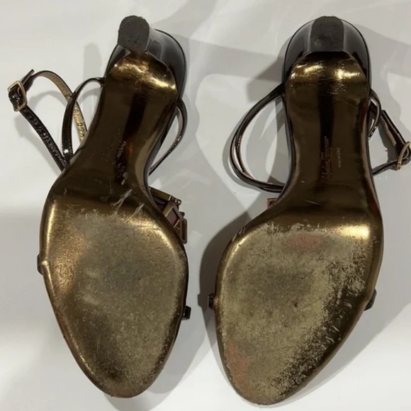 Salvatore Ferragamo Jeweled Heels. TAMARA WOMENS Size 9 ITALIAN W/ BOX - Picture 10 of 13